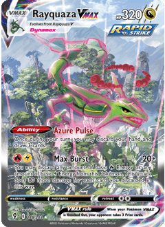 Rayquaza VMAX deck (fire/lightning)