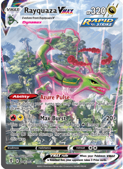 Card: Rayquaza VMAX