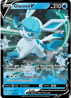 Card: Glaceon V