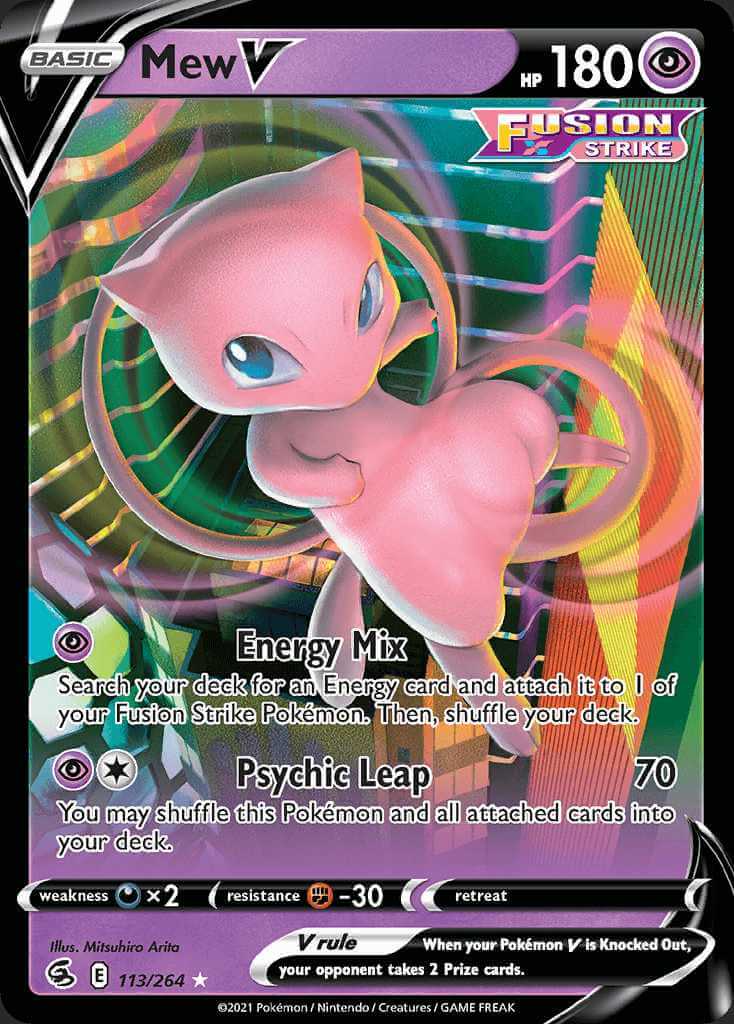 Mew Max PokemonCard