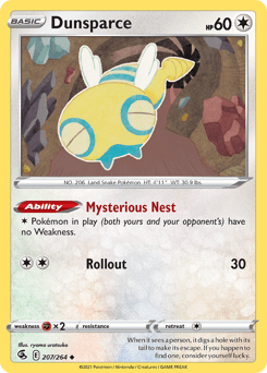 Card: Dunsparce