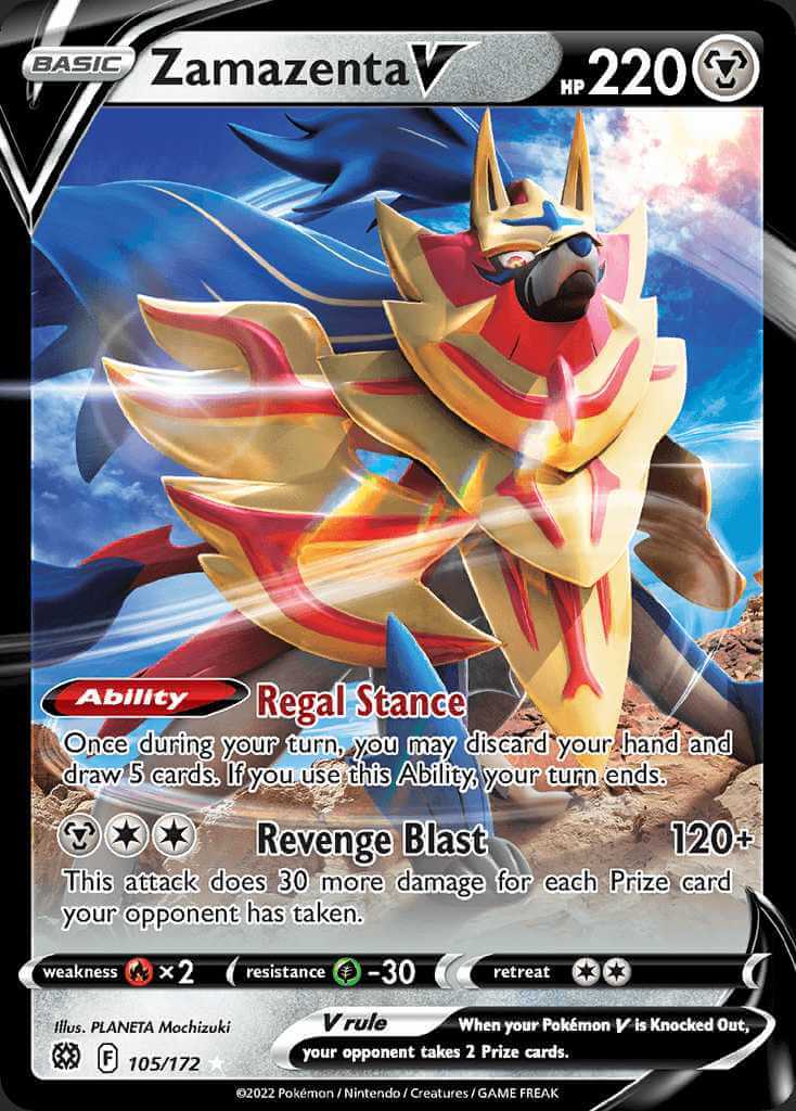 Zamazenta V, Sword & Shield, TCG Card Database