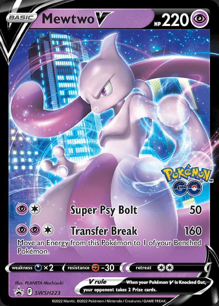 Mewtwo V PokemonCard