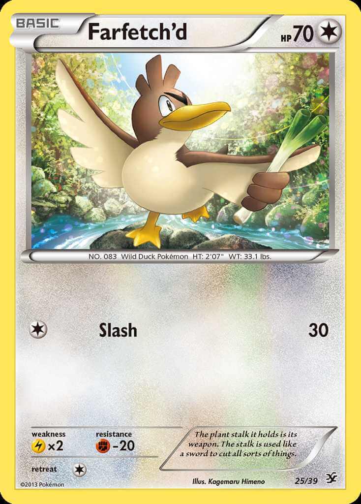 Farfetch'd (xy0-25) - Pokémon Card Database - PokemonCard