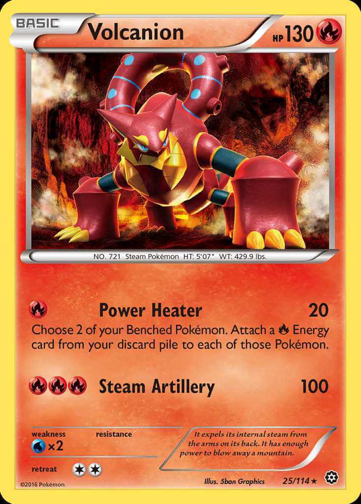 Deck Volcanion EX – Fogo e Água, juntos!