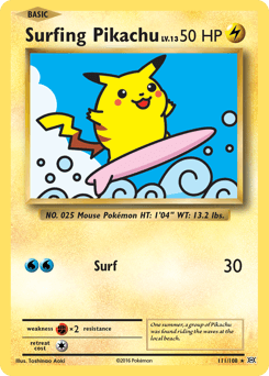 Card: Surfing Pikachu