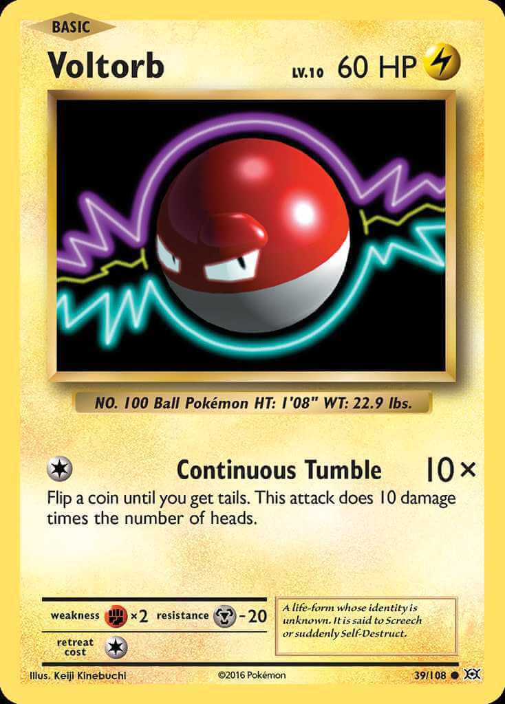 Voltorb (xy12-39) - Pokemon Card Database