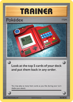 Card: Pokédex