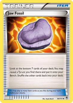 Card: Jaw Fossil