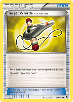 Card: Target Whistle Team Flare Gear