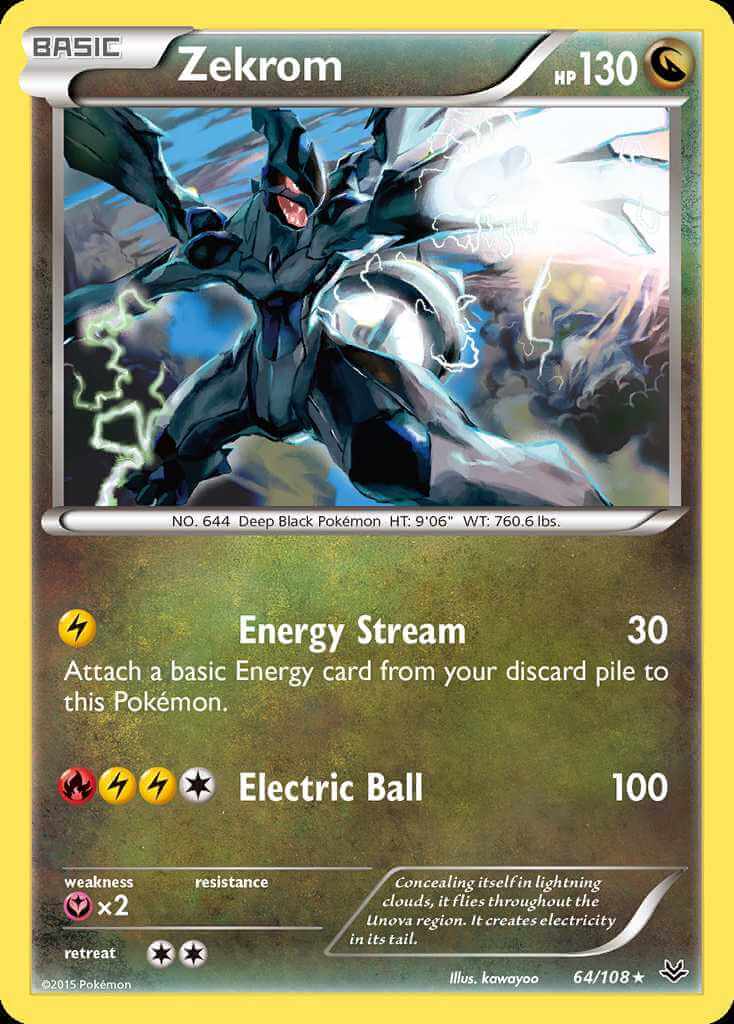 Does anyone know what the value of this card might be? (Shiny Zekrom EX  BW38) : r/PokemonCardValue