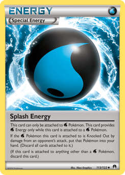 Card: Splash Energy