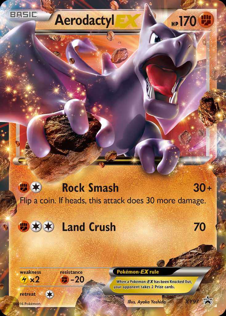 Aerodactyl-EX (xyp-XY97) - Pokémon Card Database - PokemonCard